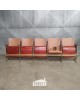 Vintage Bioscoopstoelen, 5-zit