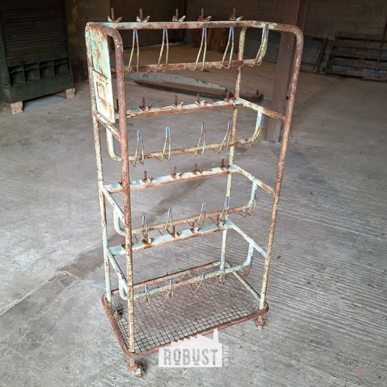 Industrieel schoenrek met...