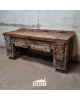 Houten Industriële Werkbank...