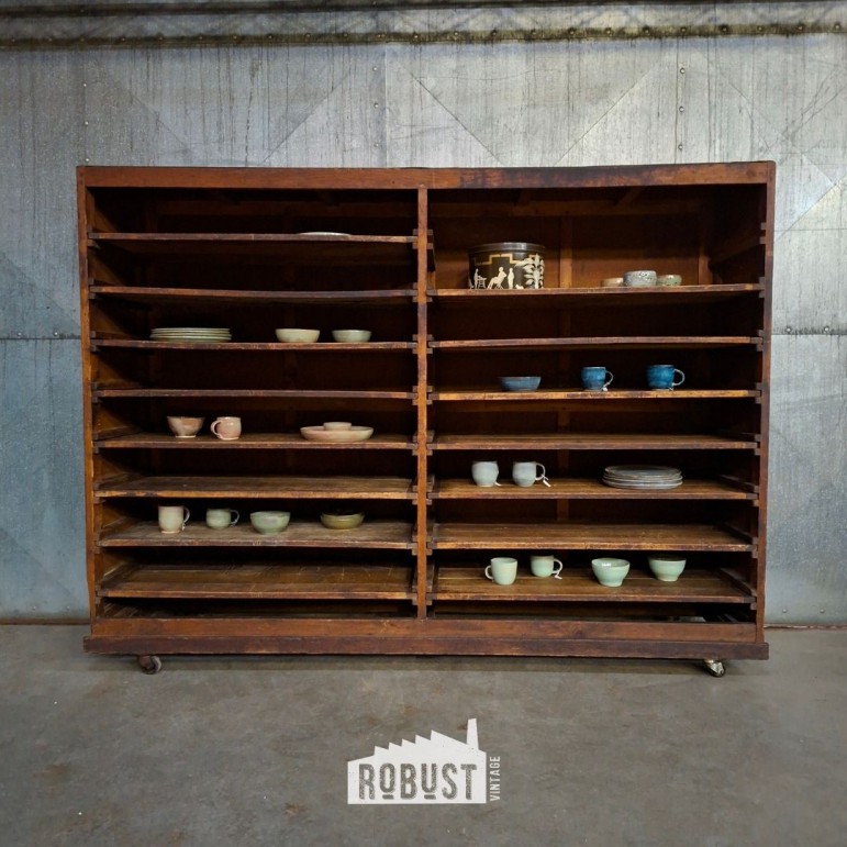 Houten Bakkerskast met...
