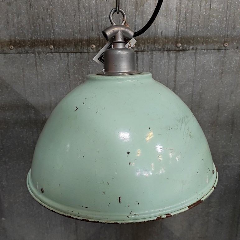 Realistisch uitblinken Lastig Industrieel vintage emaille hanglamp US Navy