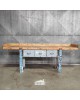 Metalen Werkbank Blauw Wit...